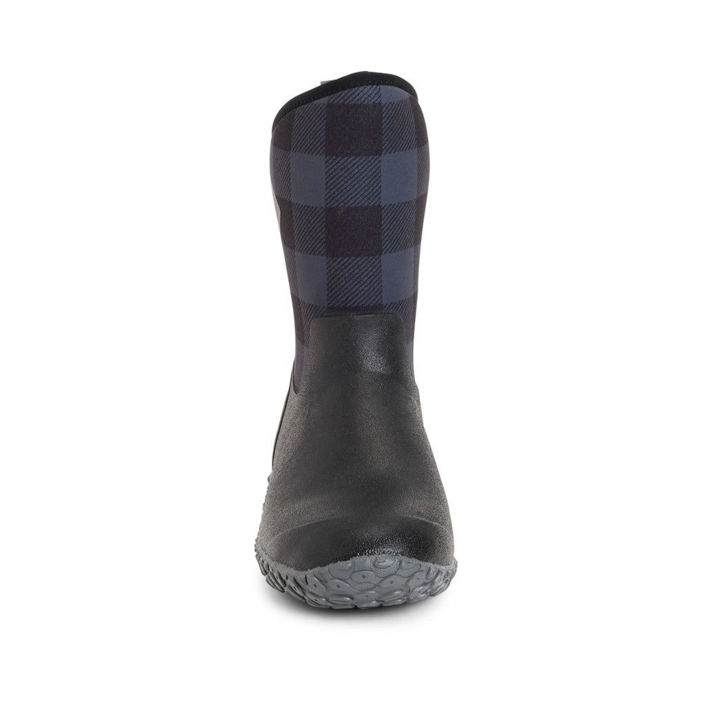 Muck Boots Muckster II Mid Womens Wellington - Black/Grey Plaid - Image 3