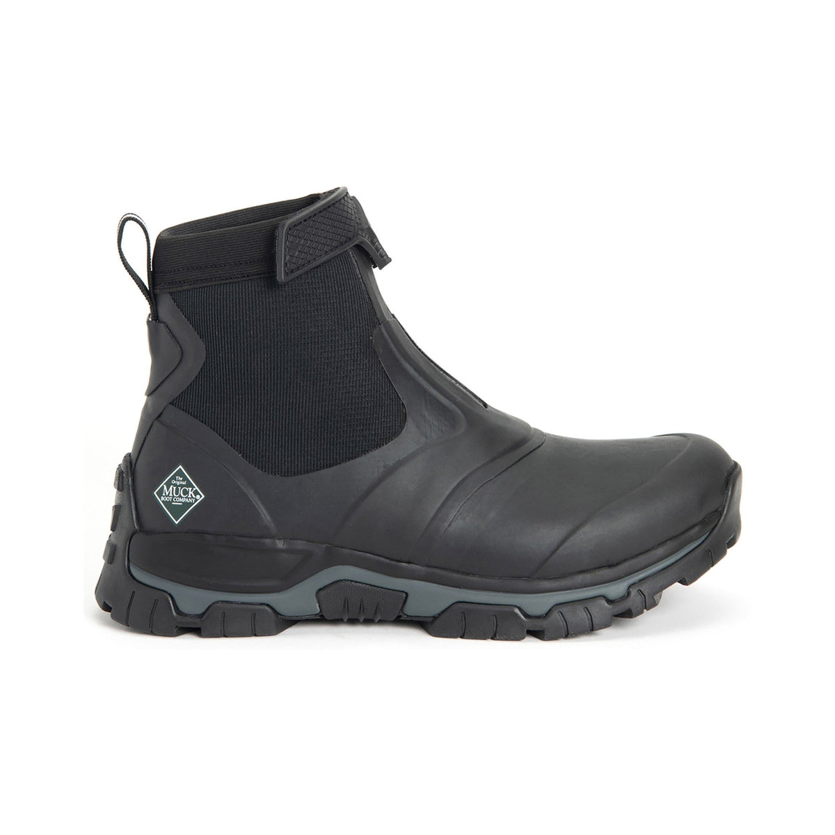 Muck Boots Apex Mid Zip Mens Wellingtons - Black/Dark Shadow - Image 5