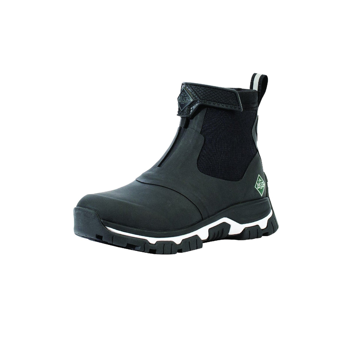 Muck Boots Apex Mid Zip Womens Wellington - Black/White - Image 6