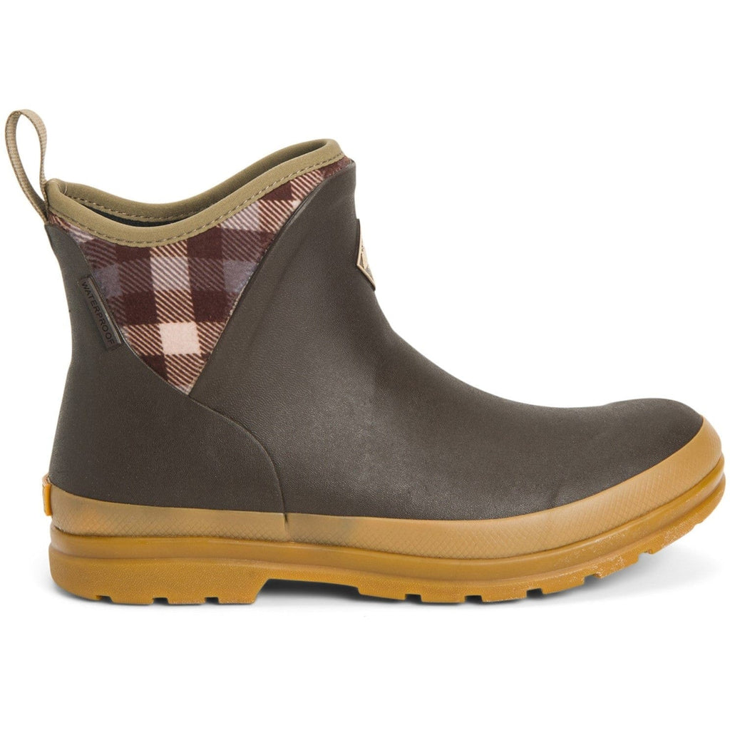 Muck Boots Originals Ankle Wellingtons - Brown/Plaid/Gum - Image 5