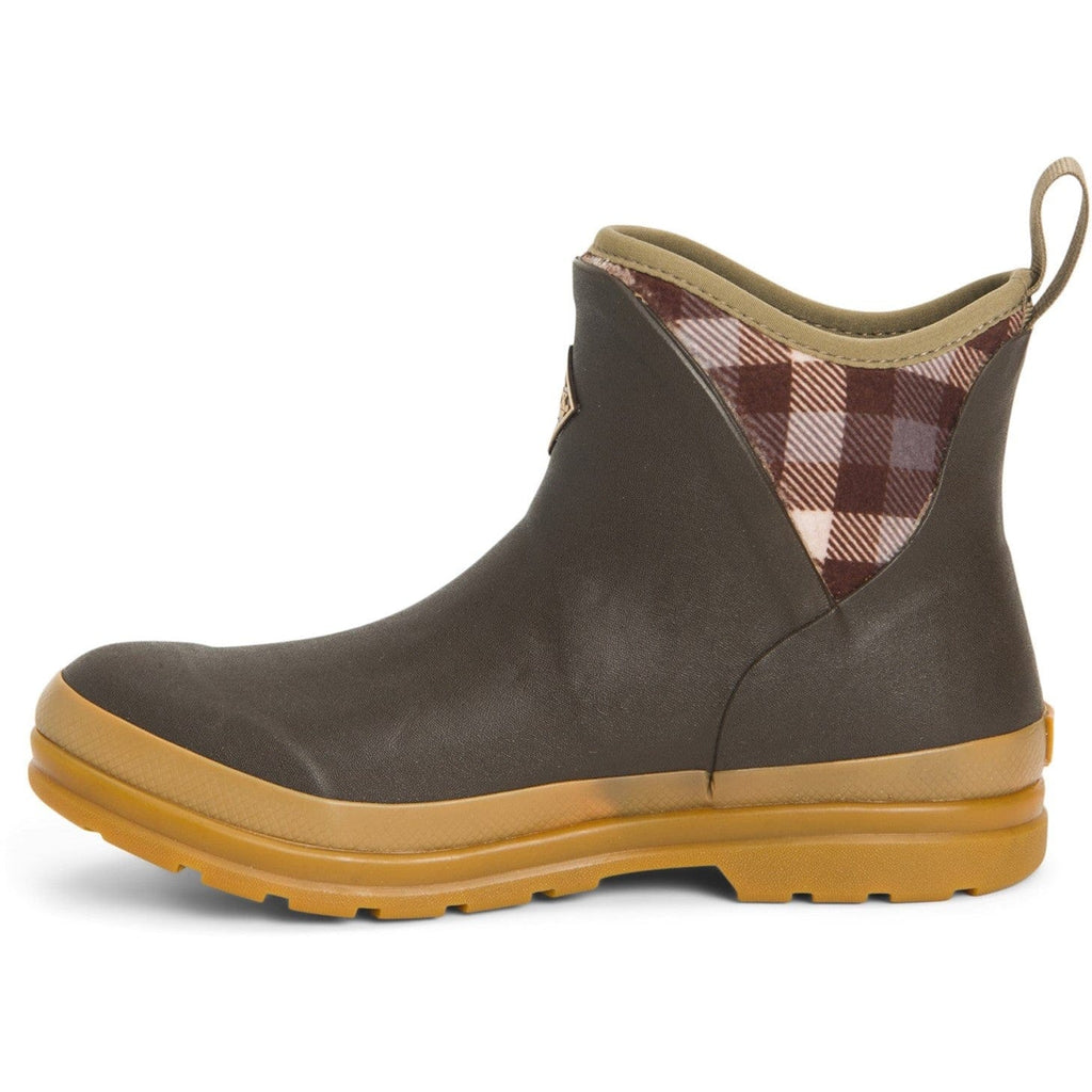Muck Boots Originals Ankle Wellingtons - Brown/Plaid/Gum - Image 7
