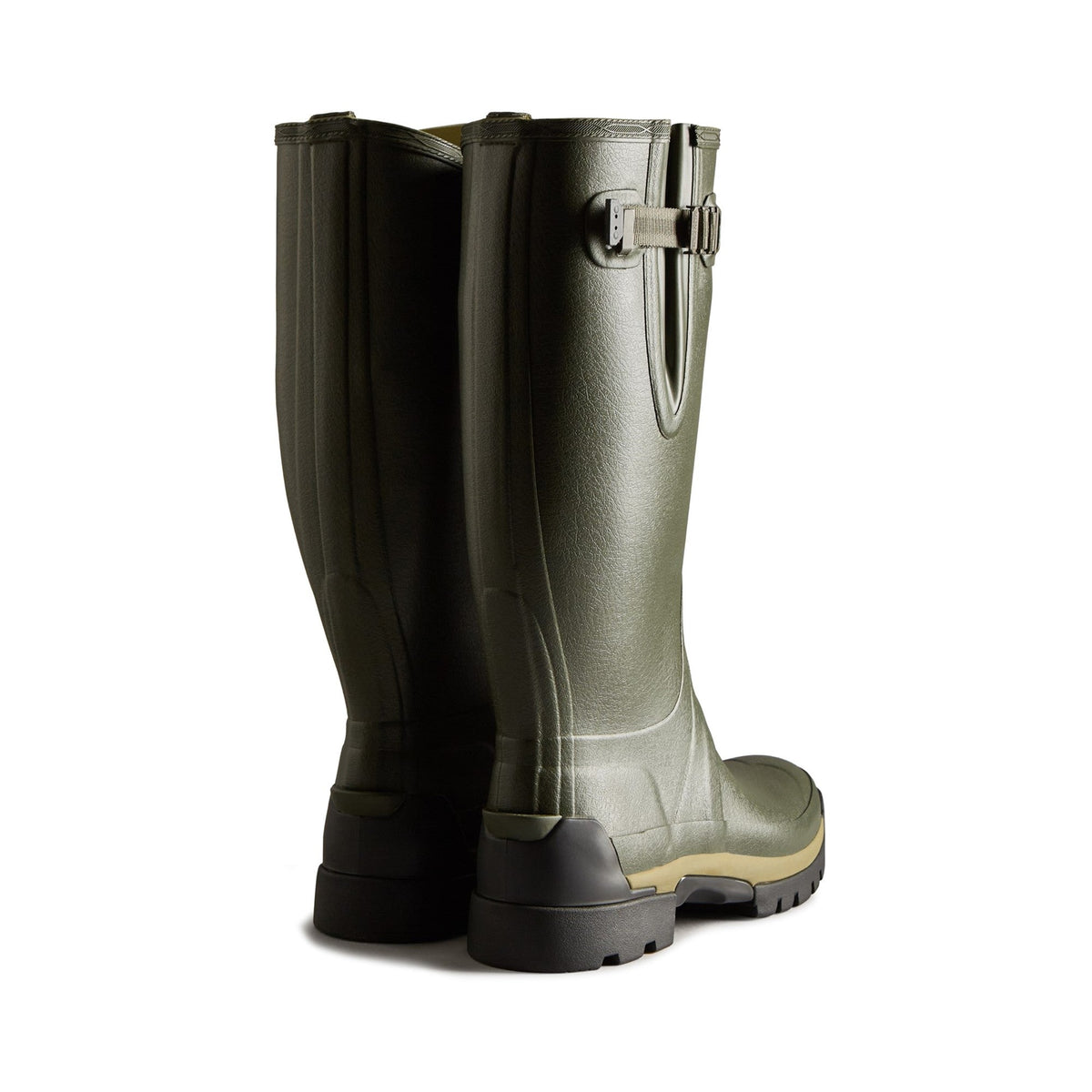 Hunter Balmoral Adjustable Mens Wellington - Dark Olive - Image 2