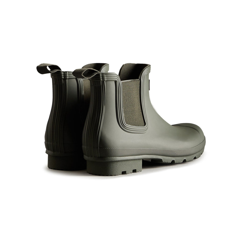 Hunter Original Chelsea Mens Boot - Dark Olive - Image 2