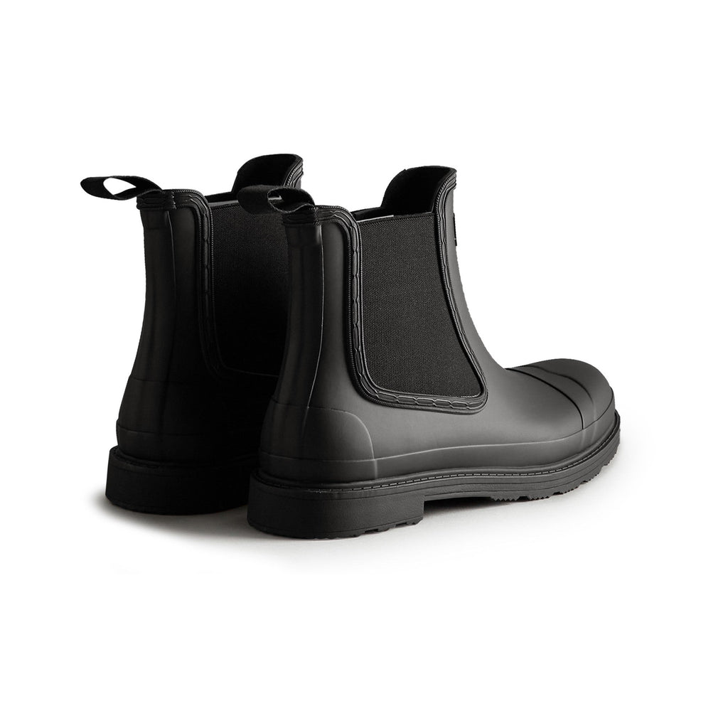 Hunter Commando Mens Chelsea Boots - Black - Image 2