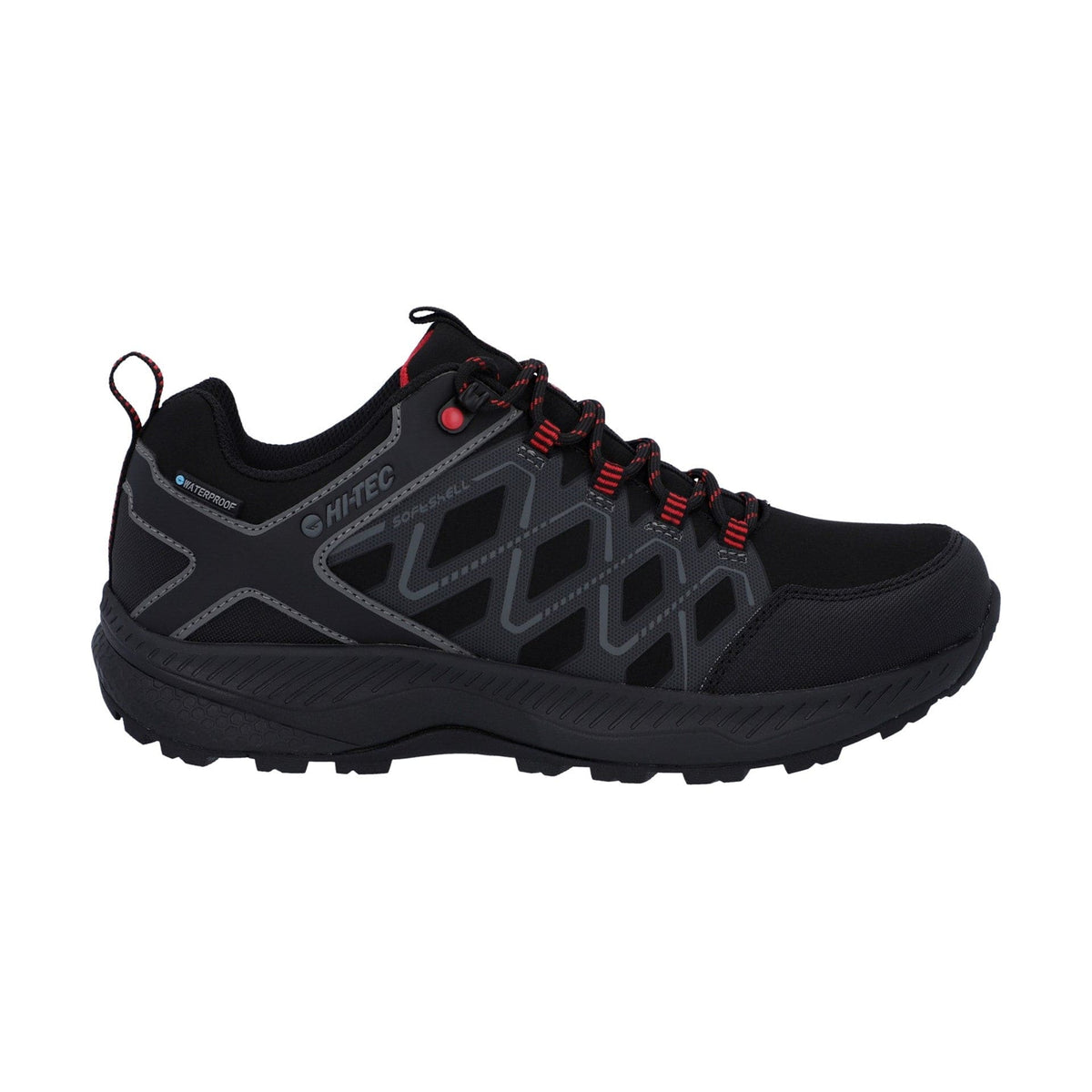 Hi-Tec Diamonde Low Boots - Black/Castlerock - Image 5