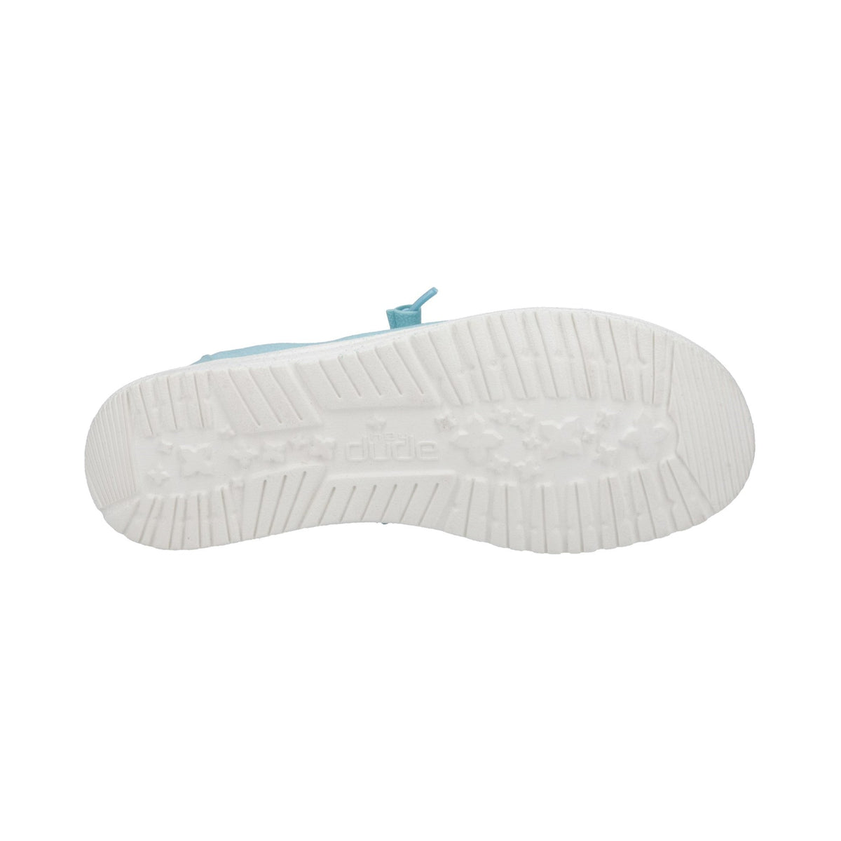 HEYDUDE Wendy Womens Canvas Shoe - Turquoise - Image 3