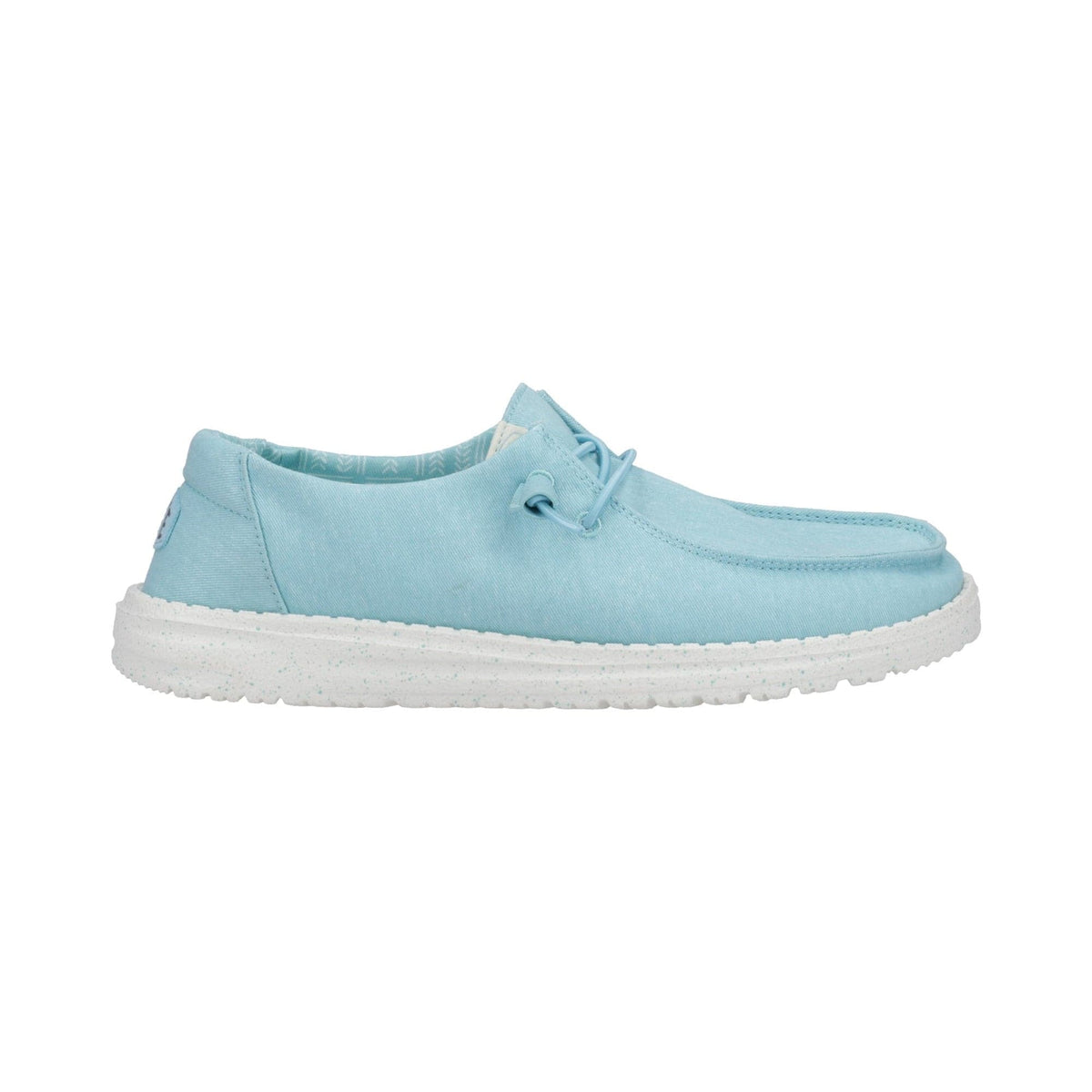 HEYDUDE Wendy Womens Canvas Shoe - Turquoise - Image 4
