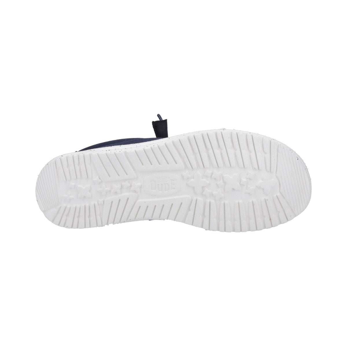 HEYDUDE Wally Mens Canvas Shoe - Navy - Image 3