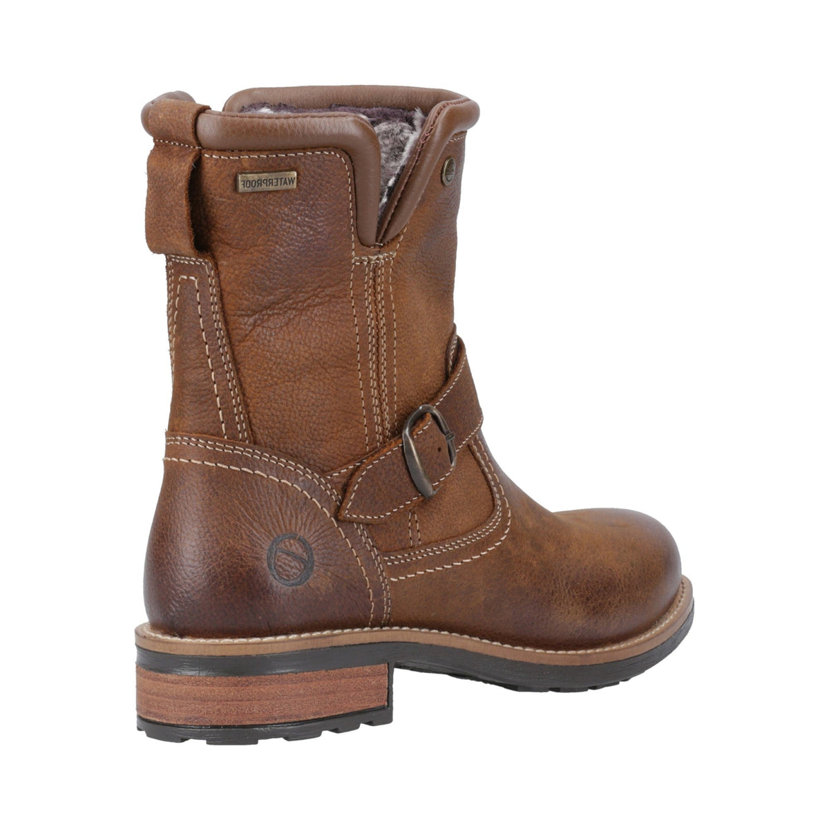 Cotswold Kinsham Womens Ankle Boots - Tan - Image 2