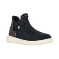 HEYDUDE Branson Suede Novelty Womens Ankle Boots - Black/Snake