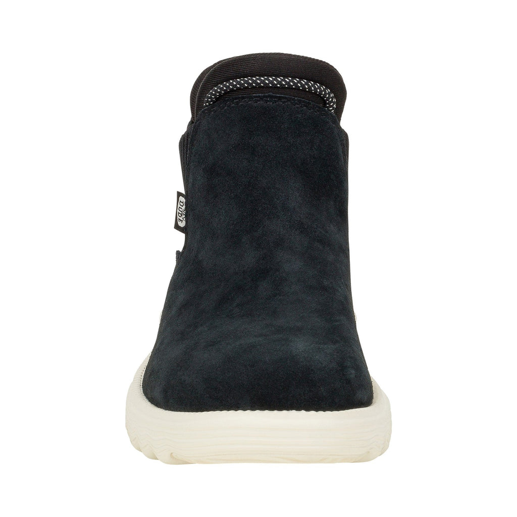 HEYDUDE Branson Suede Novelty Womens Ankle Boots - Black/Snake - Image 5