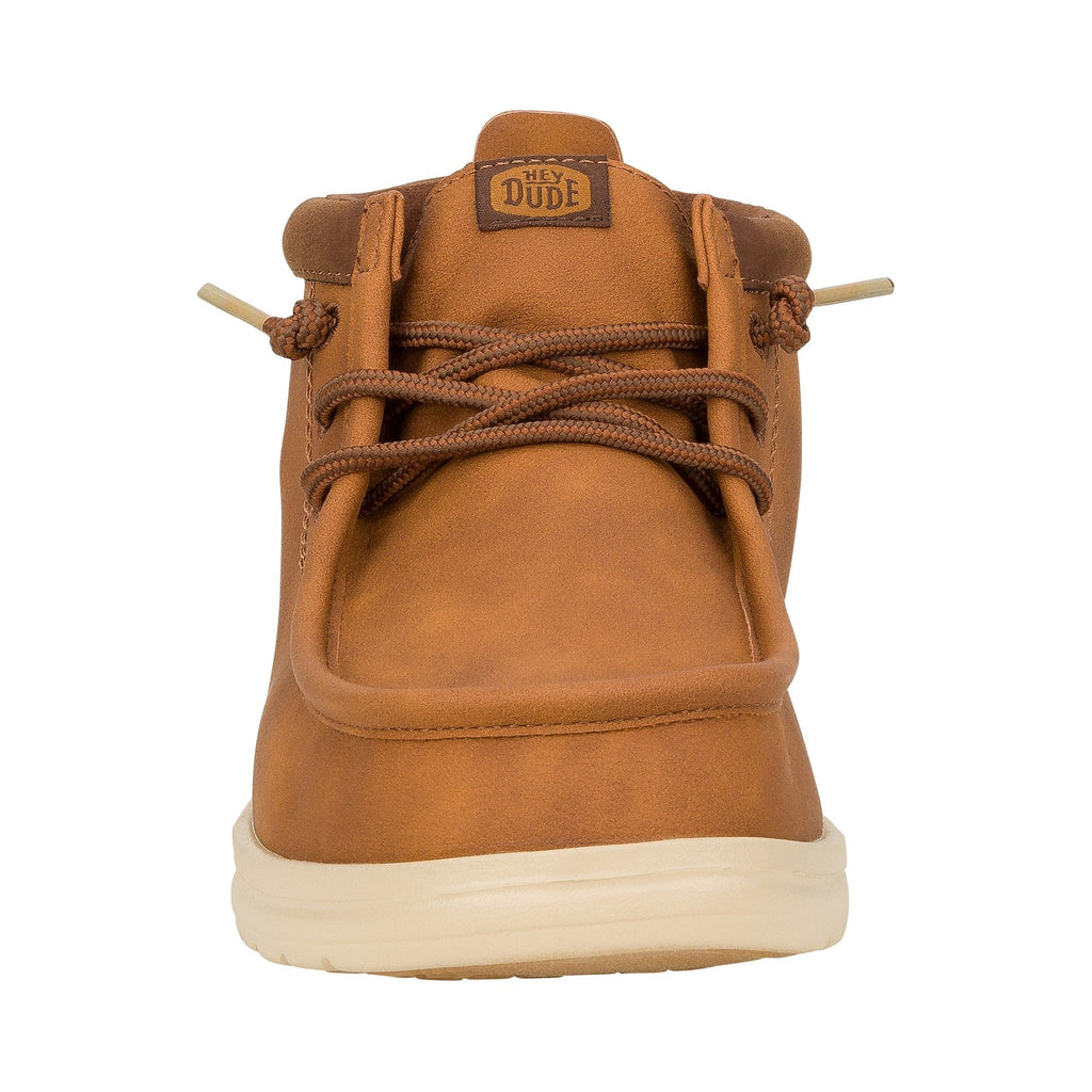 HEYDUDE Wally Mid GripR Classic Mens Boots - Cognac/Tan - Image 5