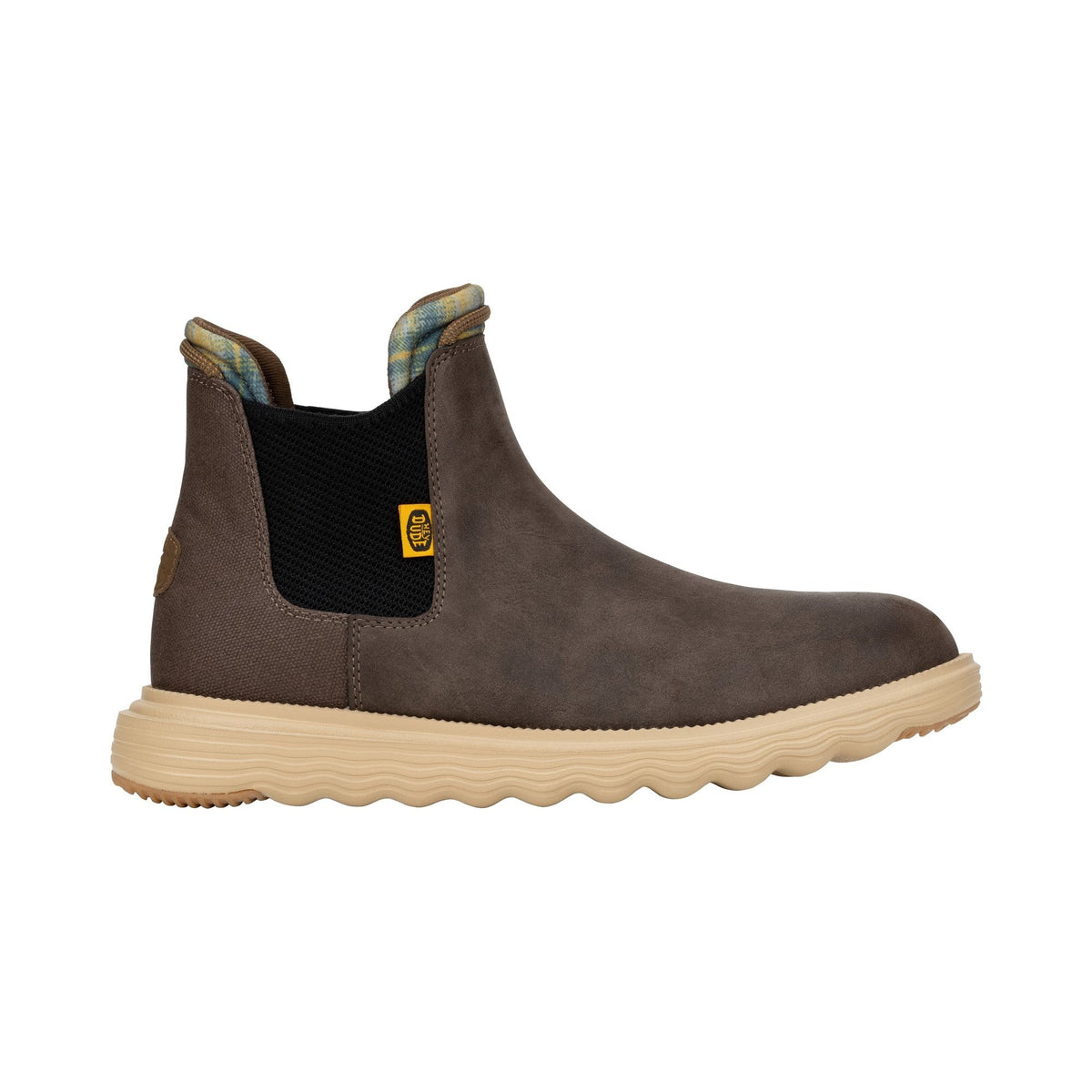 HEYDUDE Branson Classic Mens Boots - Desert Brown - Image 4