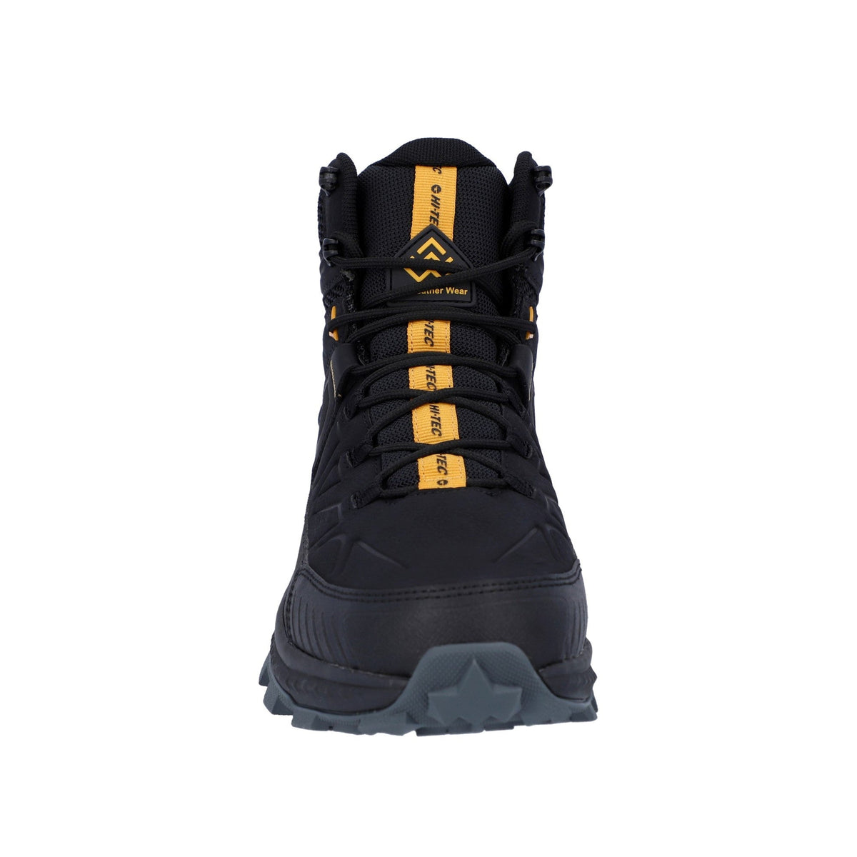 Hi-Tec Rainier Mens Hiking Boots - Black - Image 3