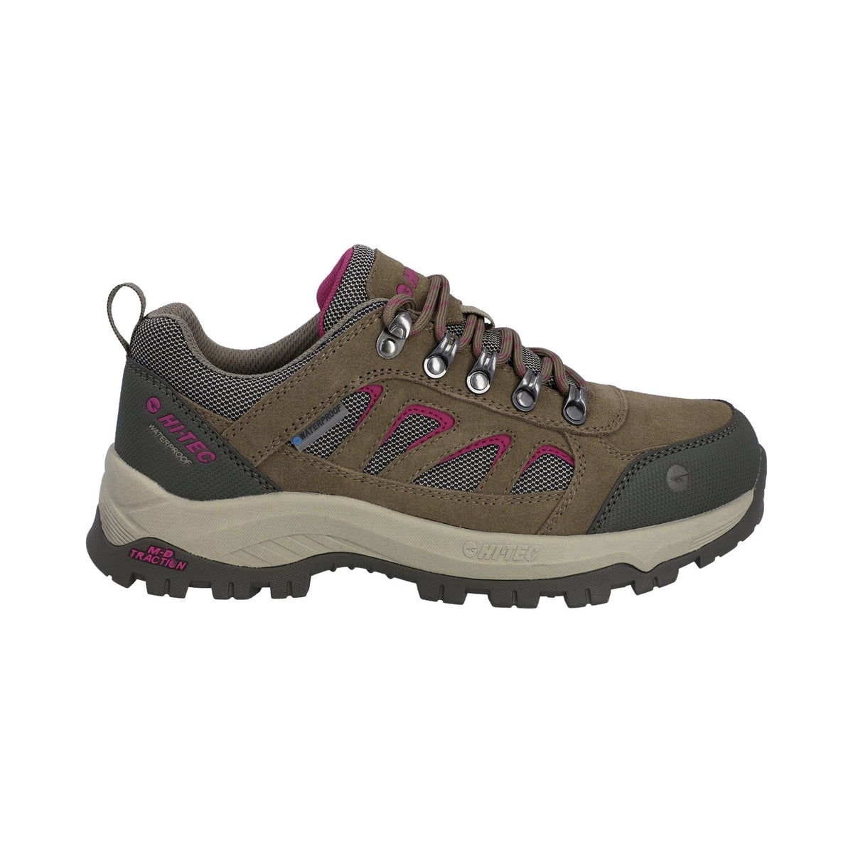 Hi-Tec Bandera Expedition Low WP Womens Shoes - Olive - Image 5