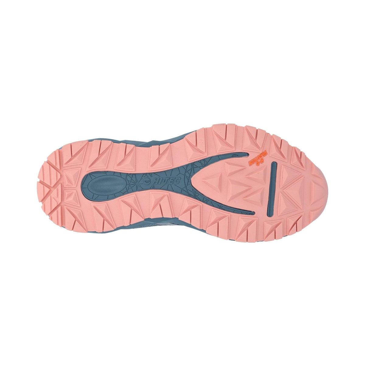 Hi-Tec Geo Nakuru Womens Trainers - Flintstone/Coral - Image 4