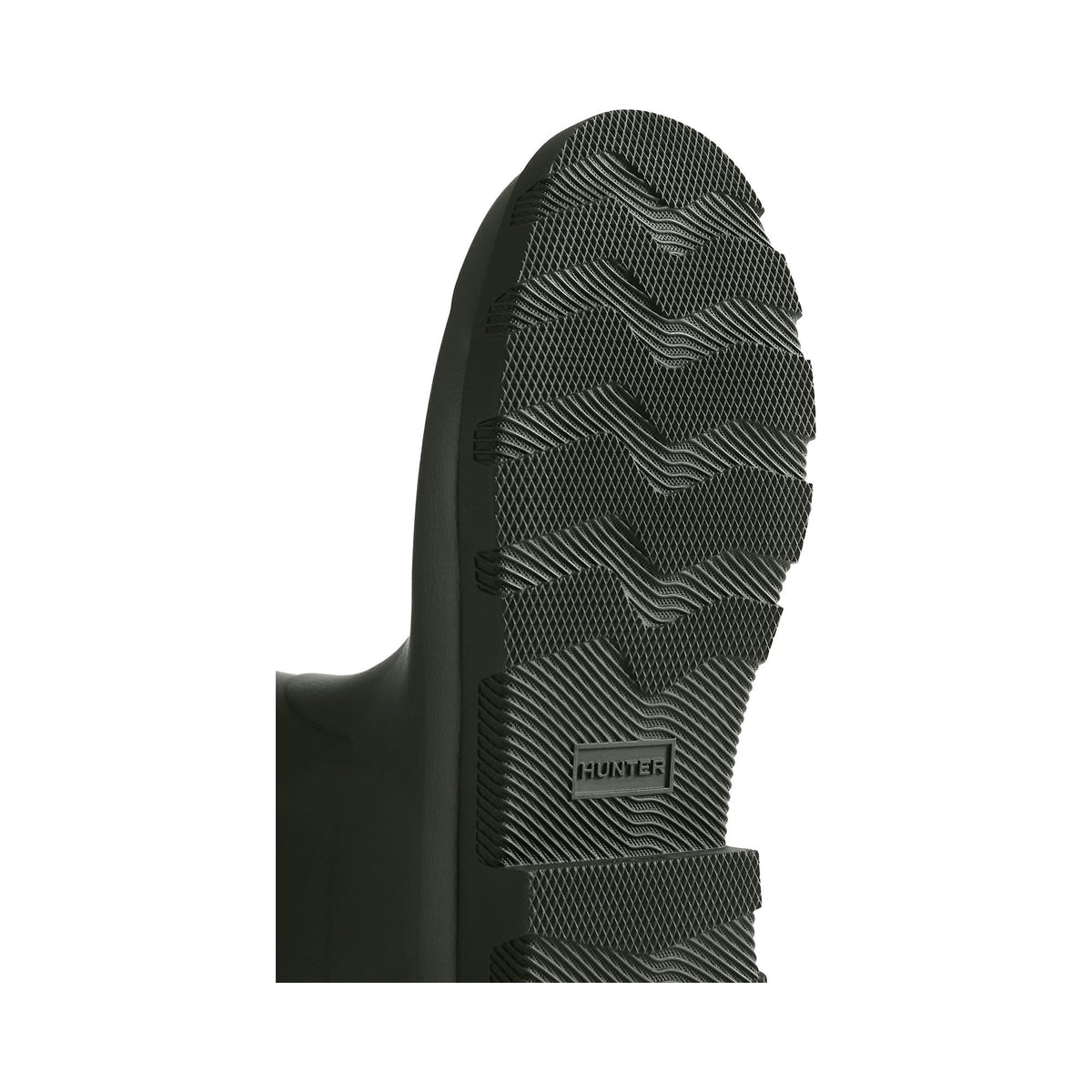 Hunter Field Downpour Adjustable Boot Womens - Dark Olive/Black - Image 3