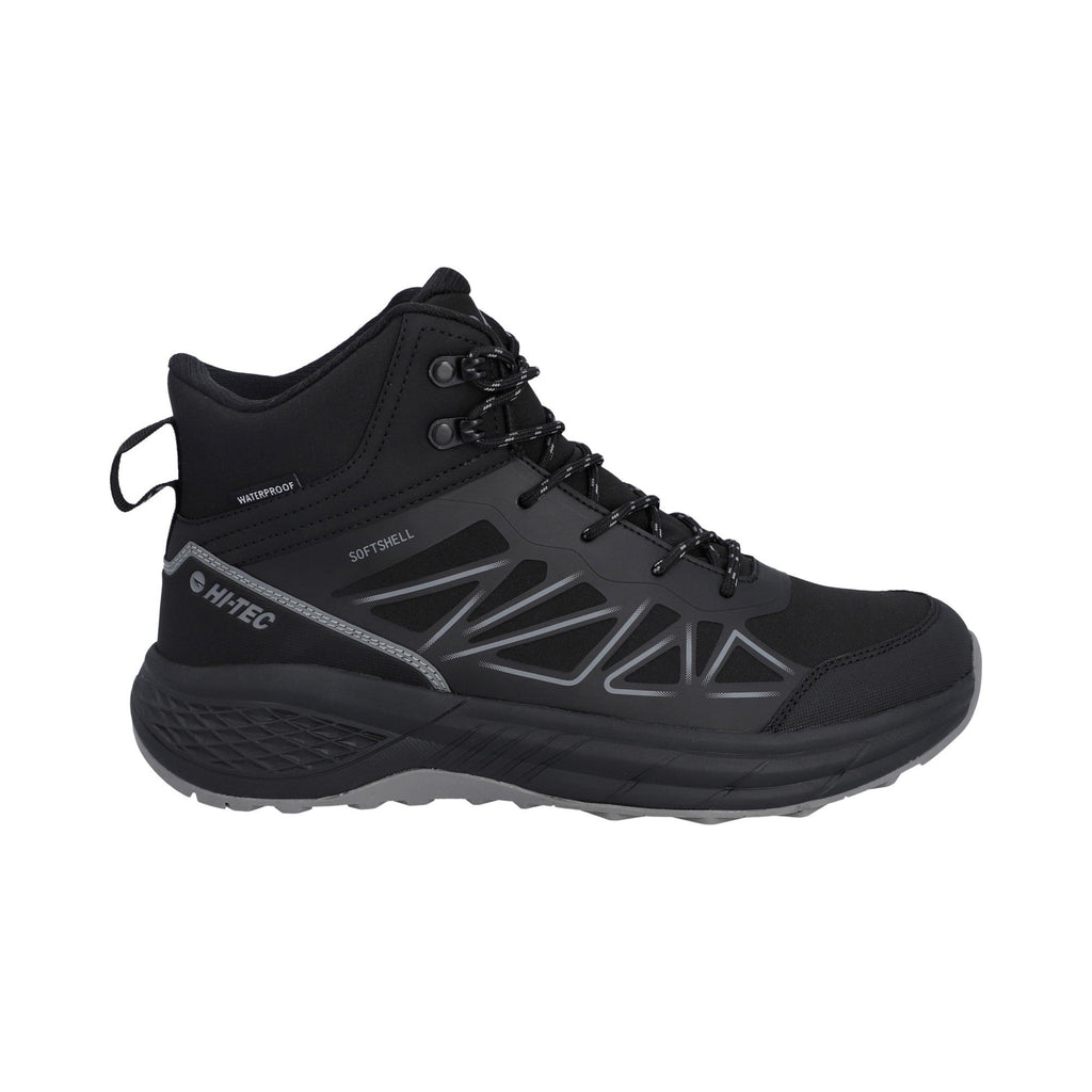Hi-Tec Litespeed Mid WP Hiker Mens Boots - Black/Carbon Grey - Image 5