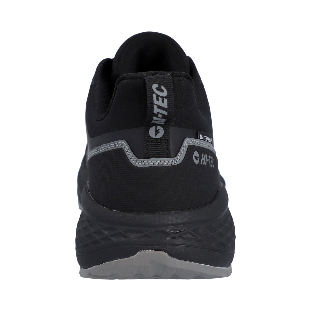 Hi-Tec Litespeed Mid WP Hiker Mens Shoes - Black/Carbon Grey - Image 2