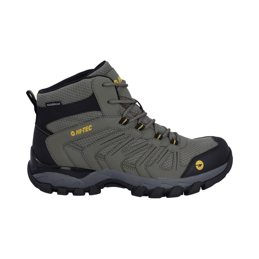Hi-Tec Campana Mid WP Mens Hiking Boots - Dusty Olive/Honey - Image 5