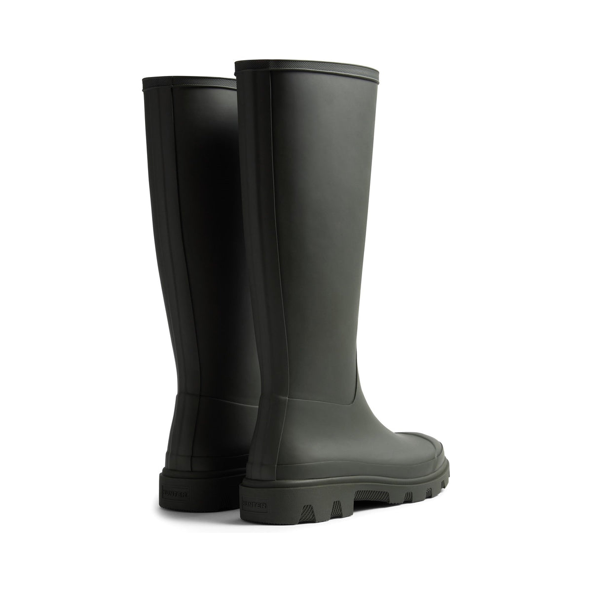 Hunter Unisex Downpour Tall Boot Mens - Dark Olive - Image 2