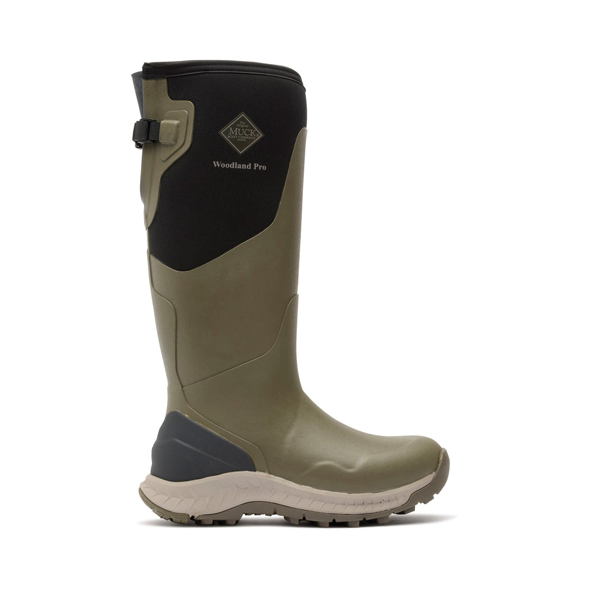 Muck Boots Woodland Pro Mens Wellingtons - Olive - Image 4
