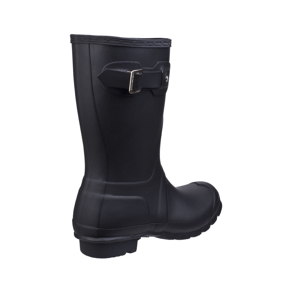 Hunter Original Short Womens Wellington Boots - Black - Image 2