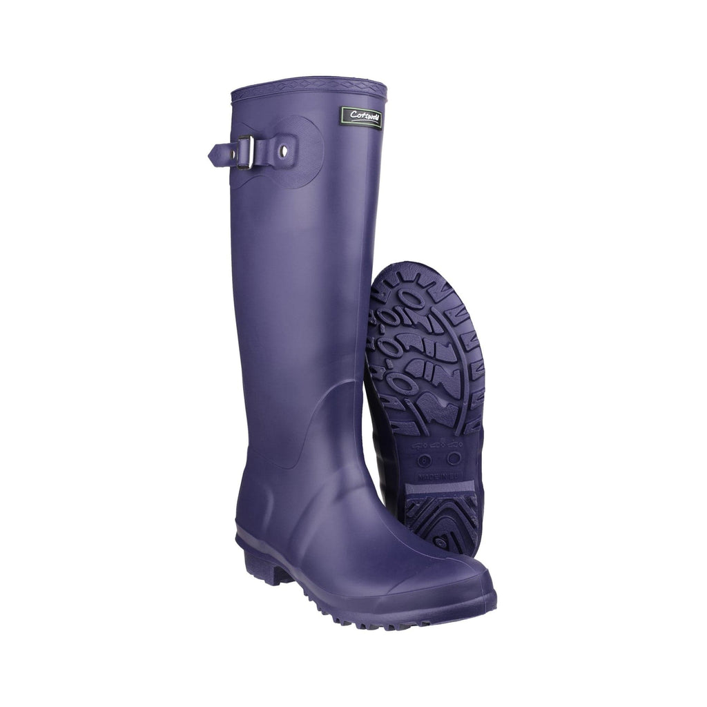 Cotswold Sandringham Wellingtons - Purple - Image 3