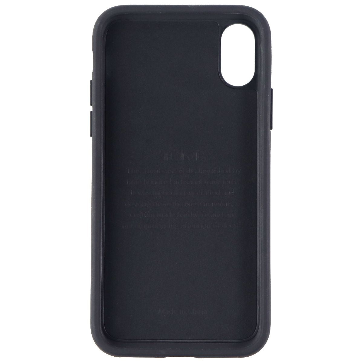 Tumi Canvas Co-Mold Series Hybrid Case for Apple iPhone Xs/X - Red Canvas/Black - New - Image 3