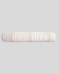 Hand Stitched Bolster Pillow Cover - FINAL SALE (Cream and Tobacco)