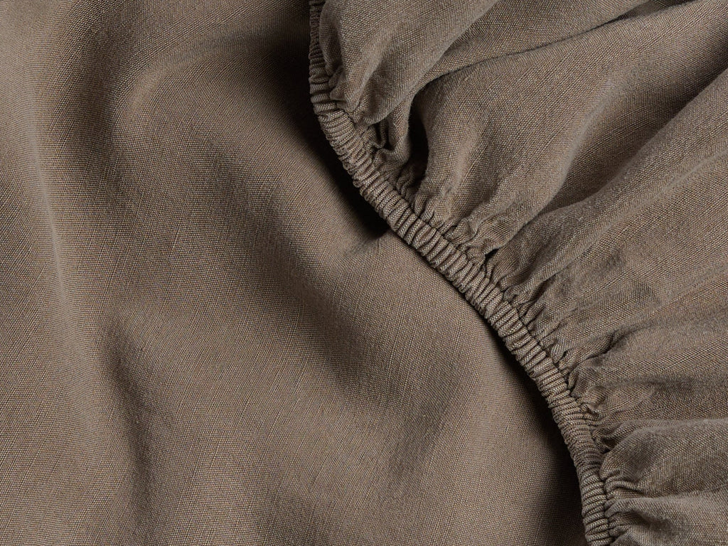 Linen Tencel Sheet Set - Warm Grey K/CK - Image 3