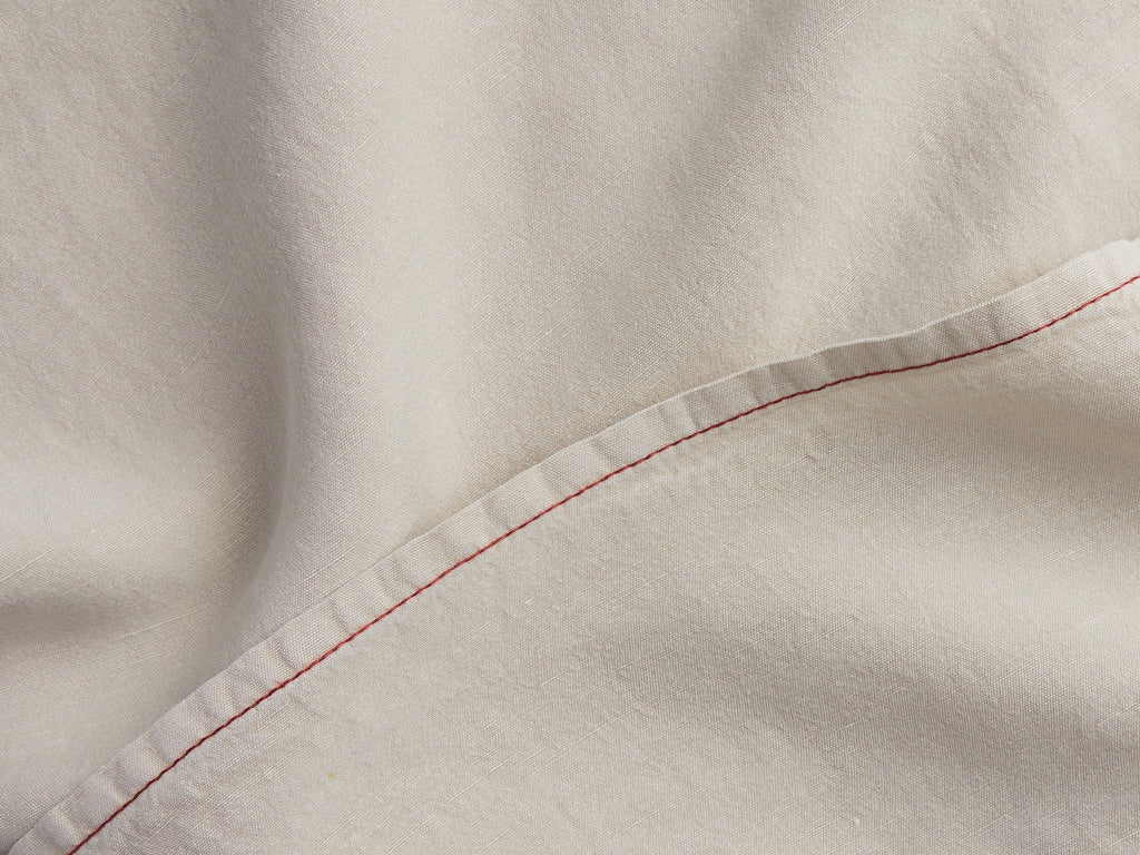 Linen Tencel Pillowcase Set - FINAL SALE (Bone with Canyon) - Image 3