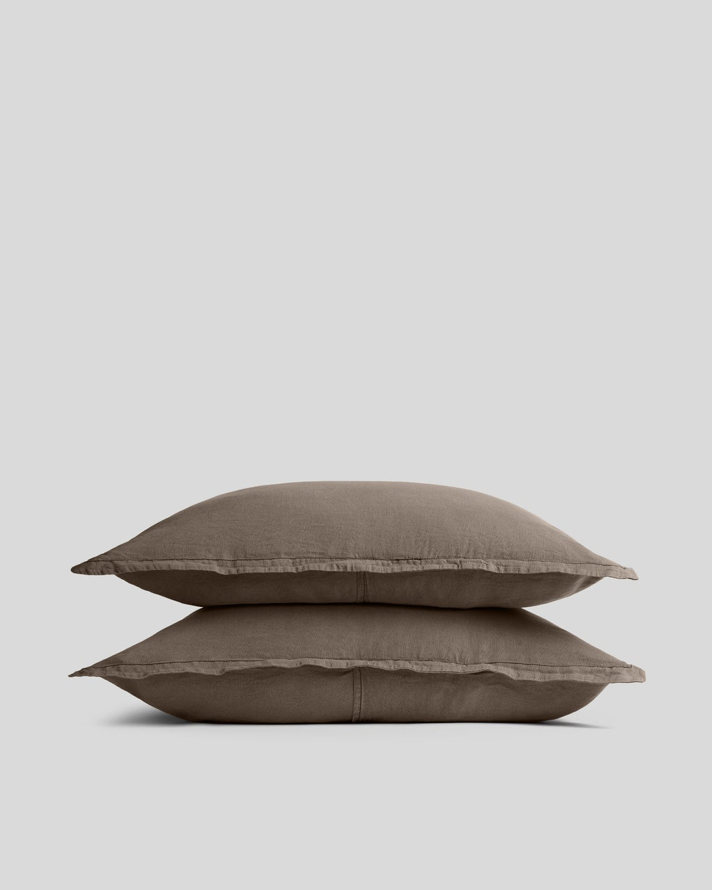 Linen Tencel Sham Set (Warm Grey)