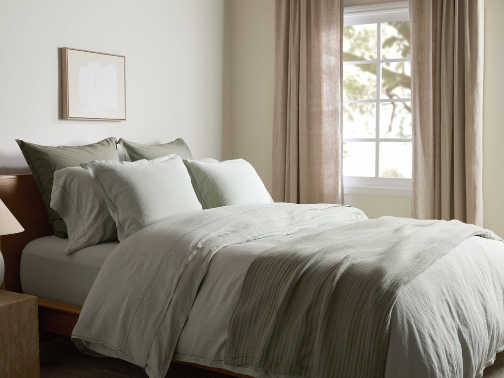 Linen Tencel Pillowcase Set - FINAL SALE (Sage) - Image 2