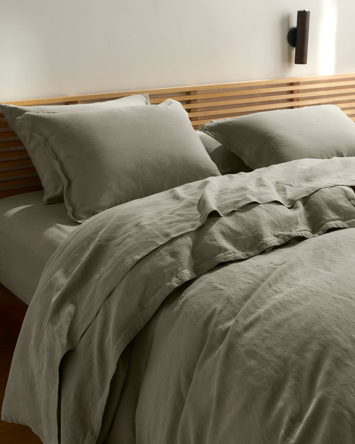 Linen Tencel Top Sheet - FINAL SALE (Moss) - Image 4