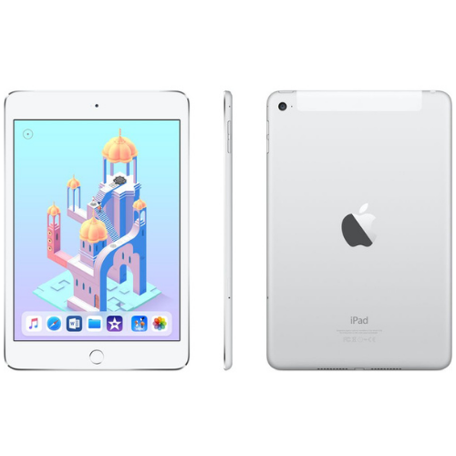iPad mini (4th Gen, 2015) 128GB - Silver (Wi-Fi + Cellular) - Image 2
