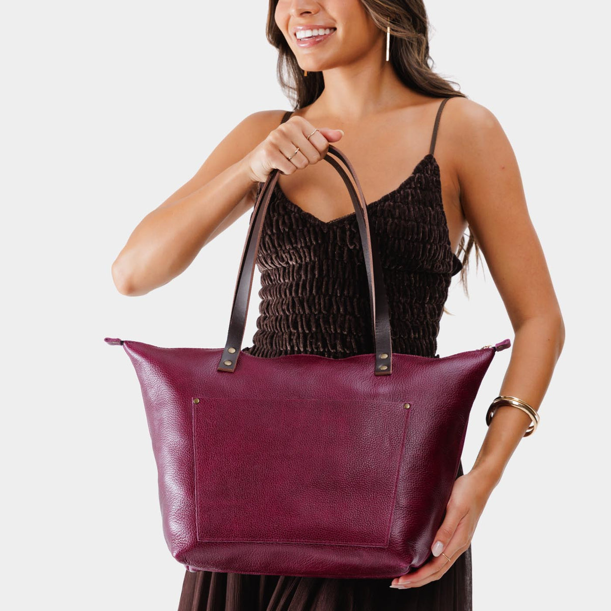 'Almost Perfect' Leather Tote Bag - Image 204