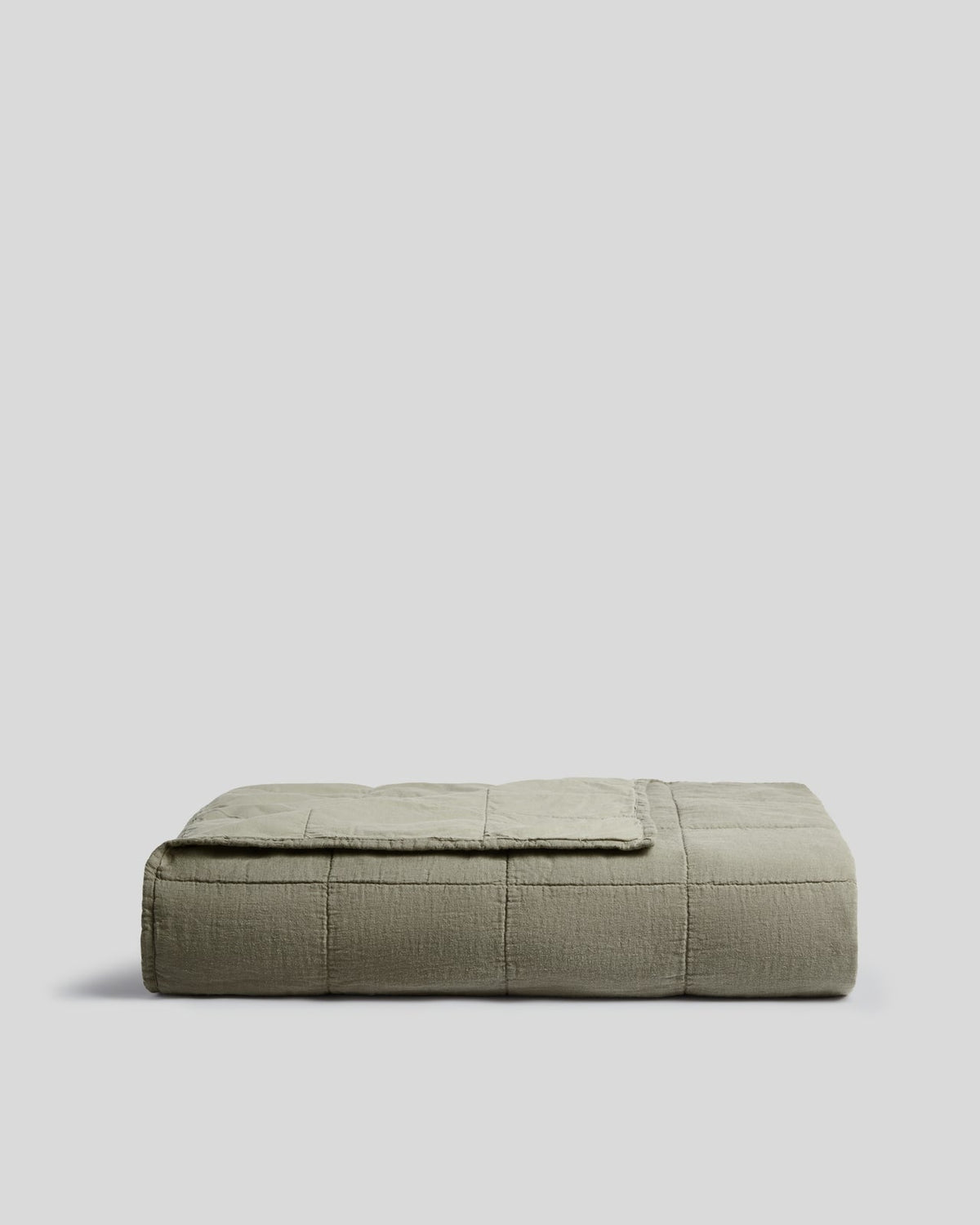 Linen Box Quilt (Moss)
