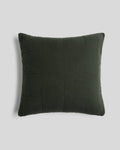 Linen Box Quilted Euro Sham (Evergreen)
