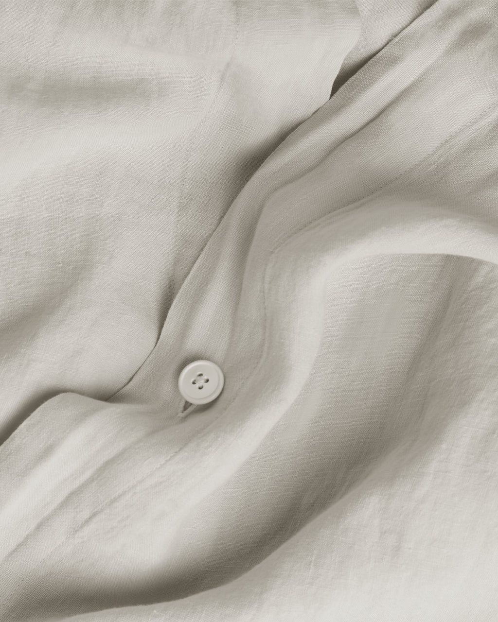 Linen Duvet Cover Set - Bone F/Q - Image 3