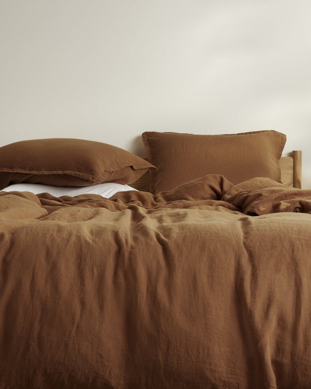 Linen Duvet Cover Set - Tobacco F/Q - Image 4