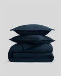 Linen Duvet Cover Set - Ink K/CK
