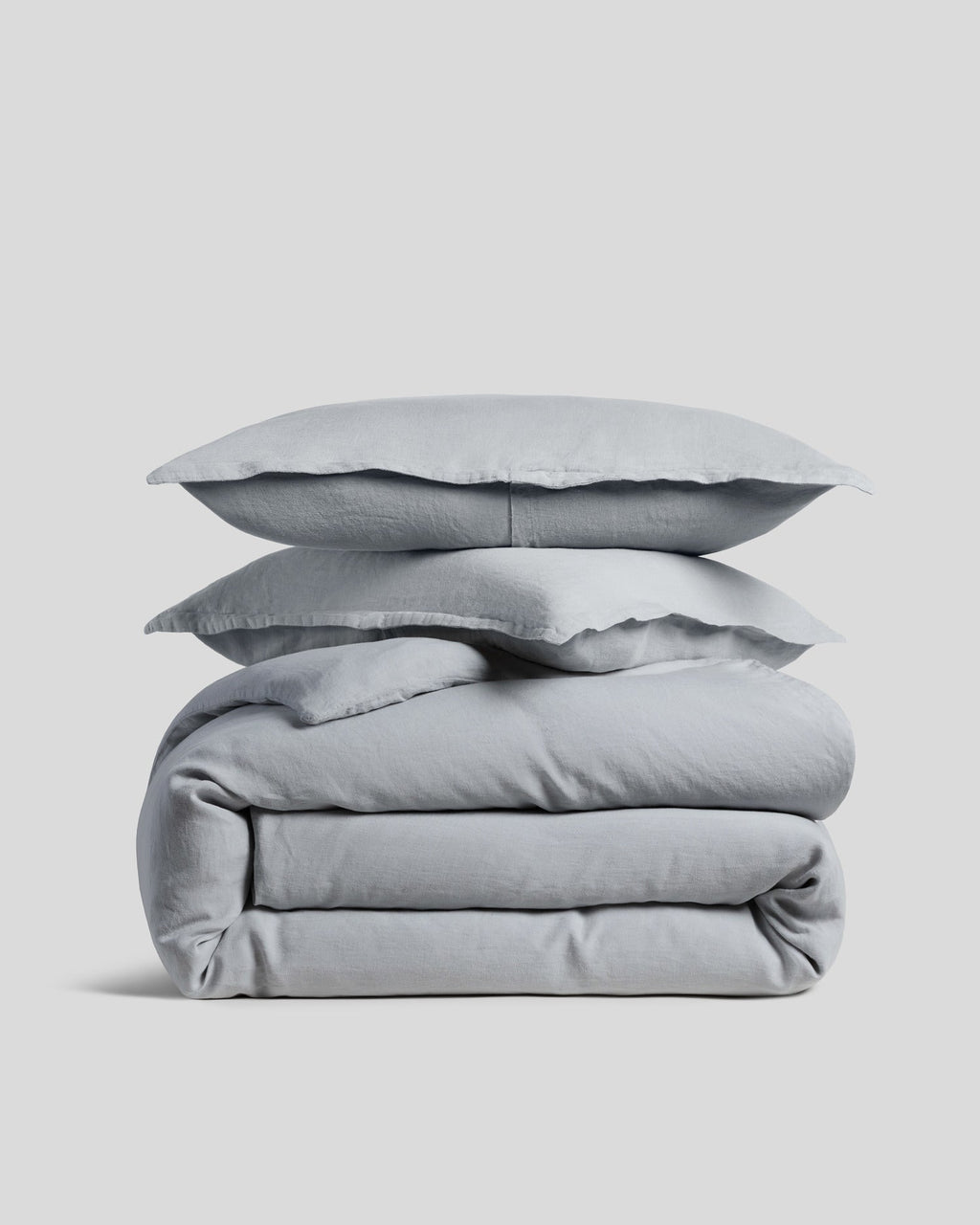 Linen Duvet Cover Set - Sky F/Q