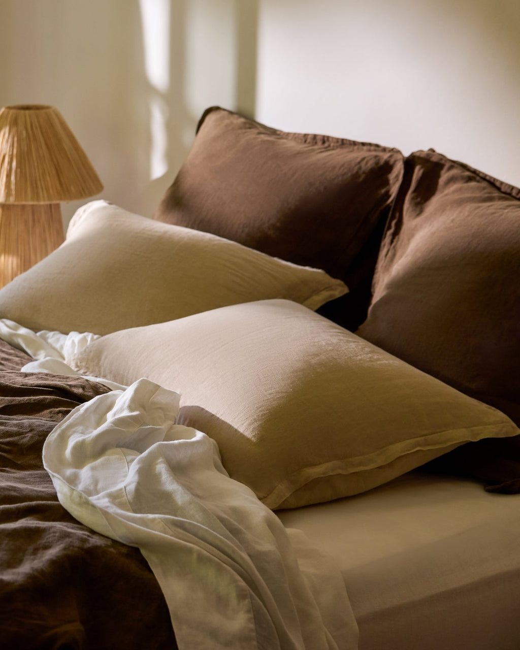 Linen Sham Set (Toast) - Image 2