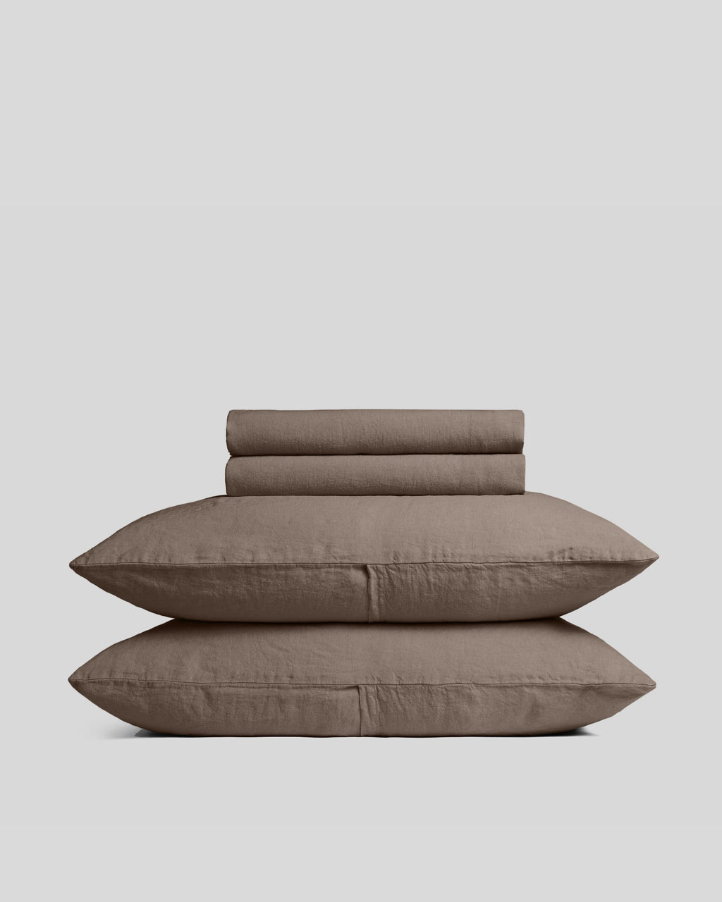 Linen Sheet Set - Warm Grey K/CK