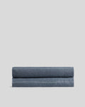 Linen Fitted Sheet (Dusk Stripe)