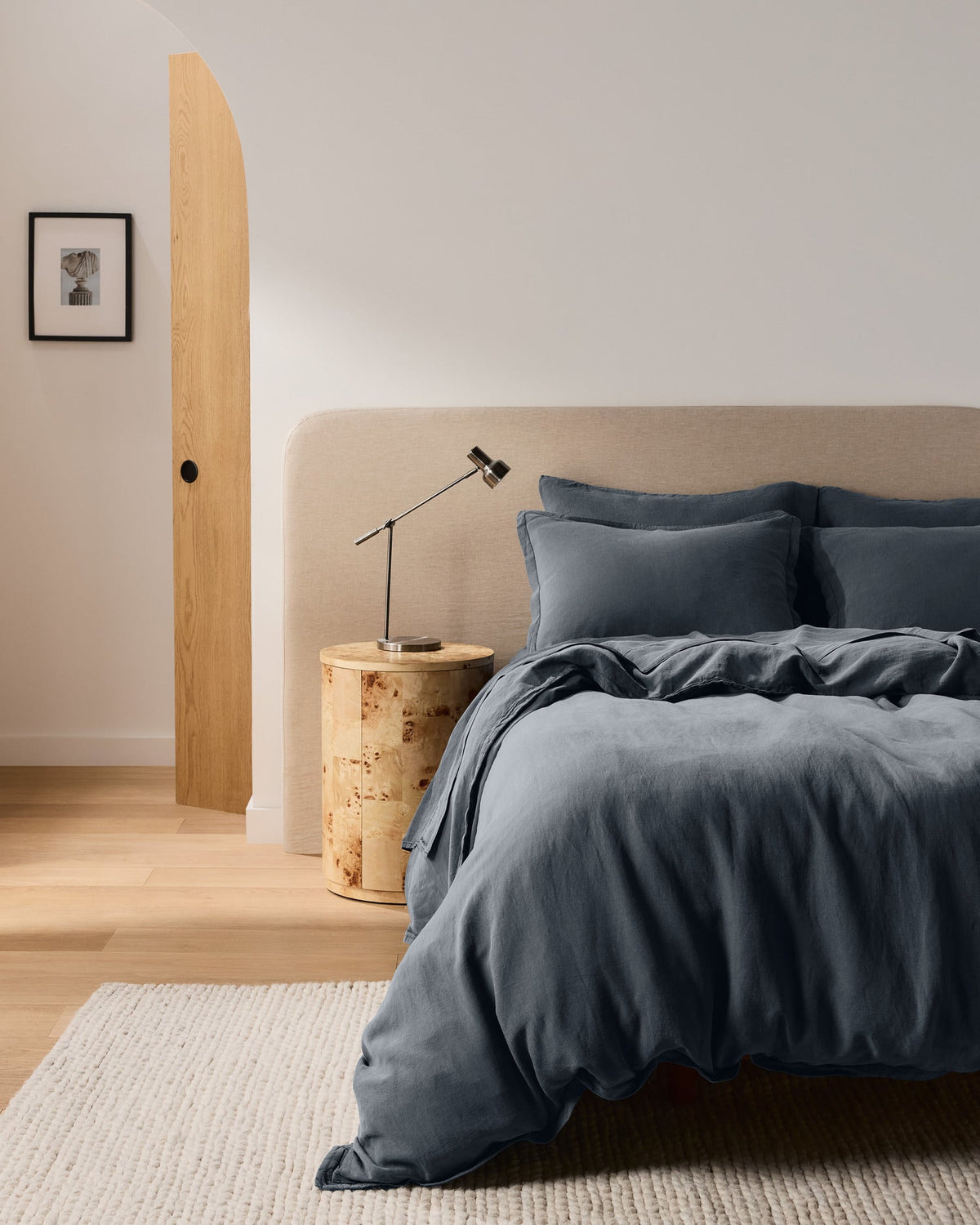 Linen Tencel Sheet Set - Dusk K/CK - Image 4