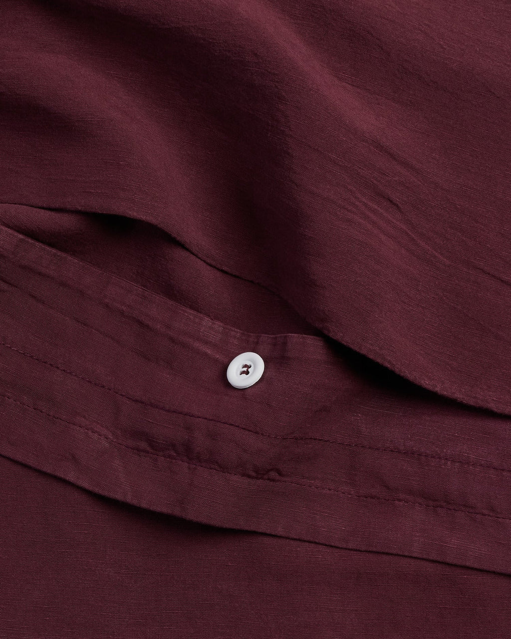 Linen Tencel Duvet Cover Set - Garnet K/CK - Image 3