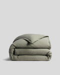 Linen Tencel Duvet Cover - FINAL SALE (Moss)