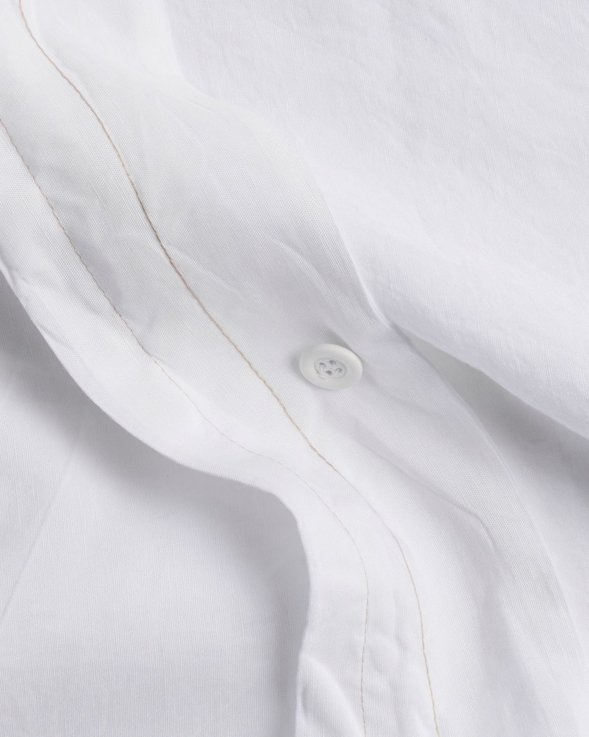 Linen Tencel Duvet Cover (White) - Image 3